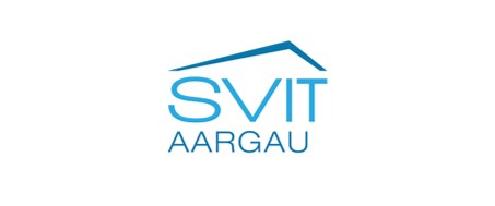 Logo des SVIT im Aargau: Schweizerischer Verband der Immobilienwirtschaft, Mitgliederorganisation Aargau