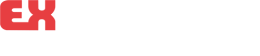 Logo invertiert der EX TEAM AG Kanalservices, zugehörig zum Bereich Kanal total der Hächler-Gruppe